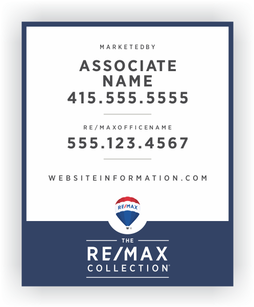 Re/max Collection For Sale Sign New - Printing (600x600), Png Download