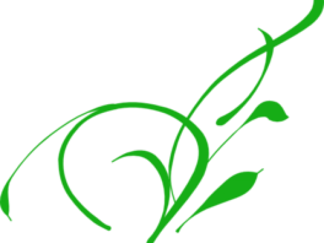 Swirls Clipart Art Nouveau - Vine Clip Art (640x480), Png Download