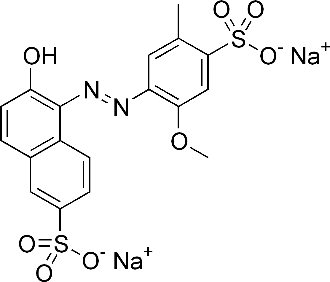 Allura Red Ac - Benzyl Β D Glucopyranoside (1119x955), Png Download
