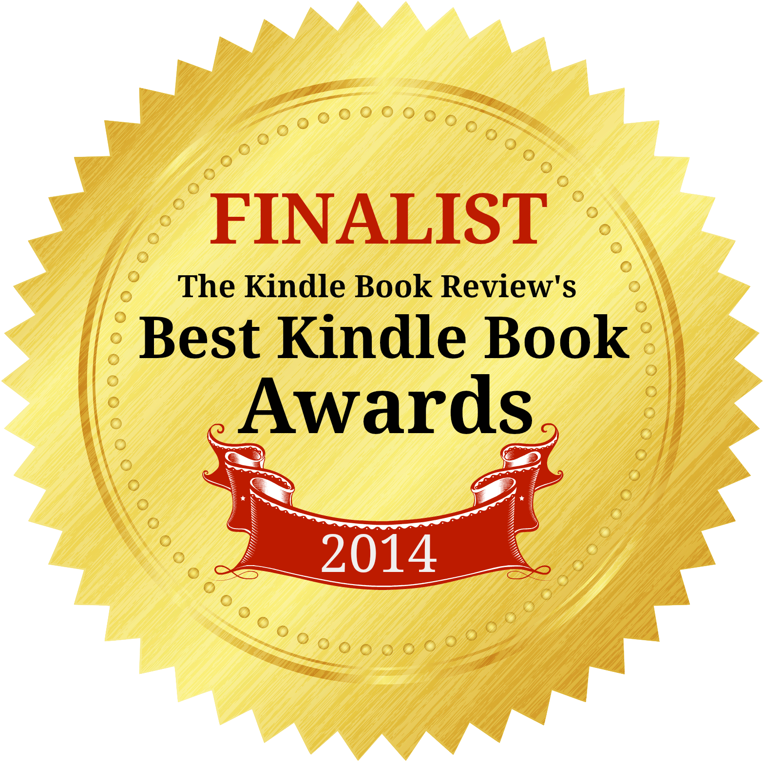2014 Kindle Book Award Finalists Badge - The Next Web (1732x1732), Png Download