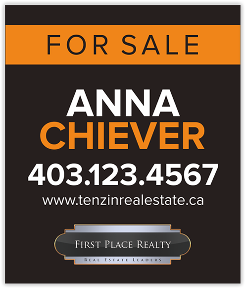 First Place Realty For Sale Sign 22″w X 26″h - Poster (600x600), Png Download