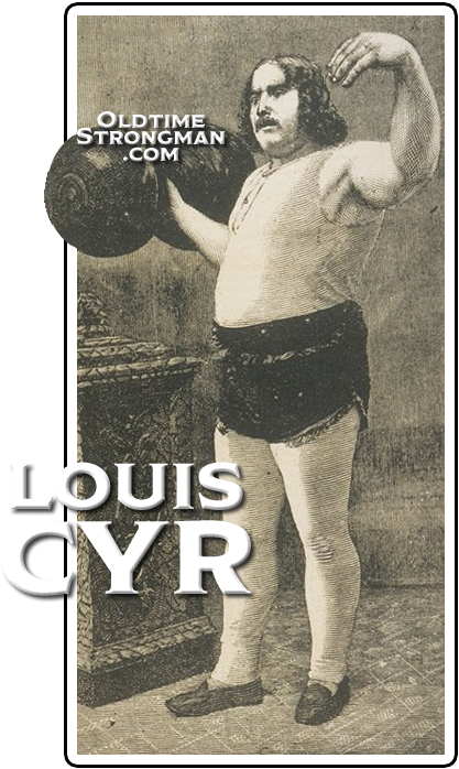 Young Louis Cyr - Retro Style (520x702), Png Download