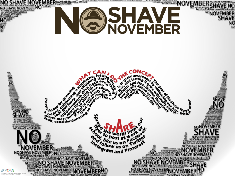 No Shave Novmber - No Shave November Status (805x604), Png Download
