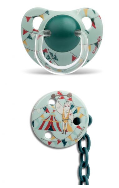 Suavinex, Silicone Soother With 6-18m & Clipped Feet, - Catenella Portaciuccio Suavinex (800x600), Png Download