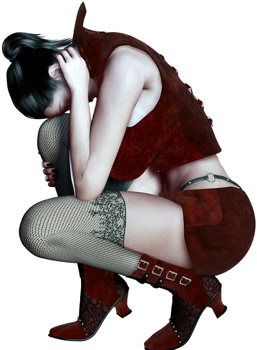 Sad Girl Png - Sad Girl Hd Png (720x720), Png Download
