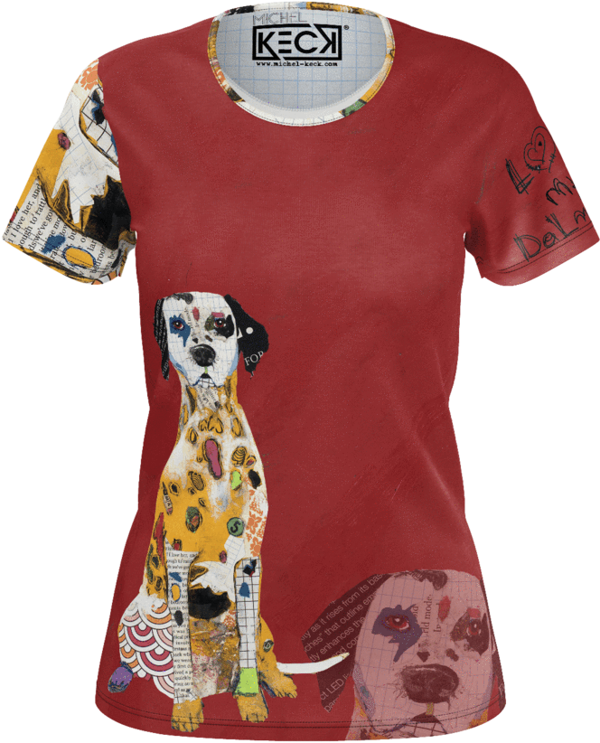 Dalmatian Tshirt For Women - Dalmation T Shirt Women (1024x1024), Png Download