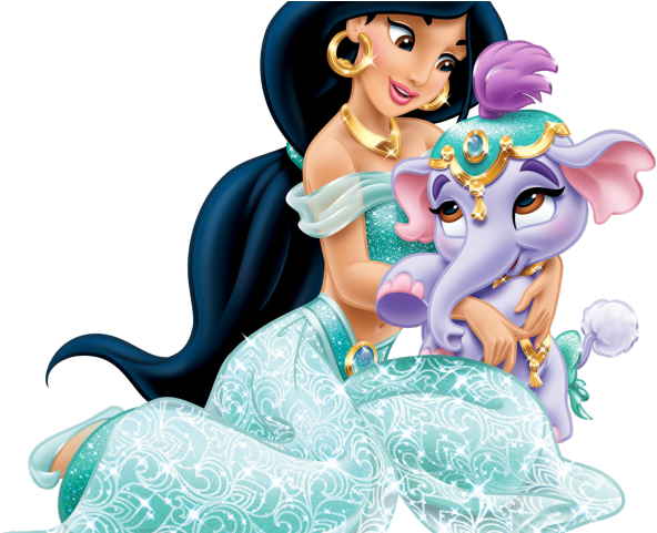 Princess Jasmine Clipart Princess And The Frog - Jasmine And Naomi Scott (640x480), Png Download