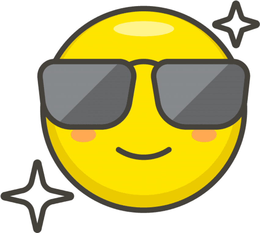Free Png Download Óculos Escuros Mulher Emoj Png Images - Attitude Emoji (851x762), Png Download