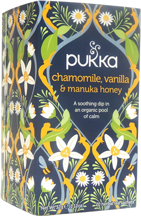 Chamomile, Vanilla & Manuka Honey Tea - Chamomile Vanilla Manuka Honey Tea (600x600), Png Download