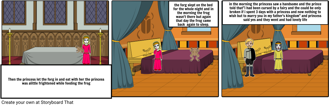The Frog And The Princess - Cartoon (1164x385), Png Download