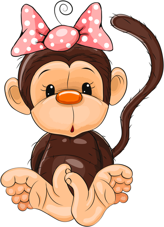 Фото, Автор Soloveika На Яндекс - Dibujos De Monos Tiernos (552x800), Png Download