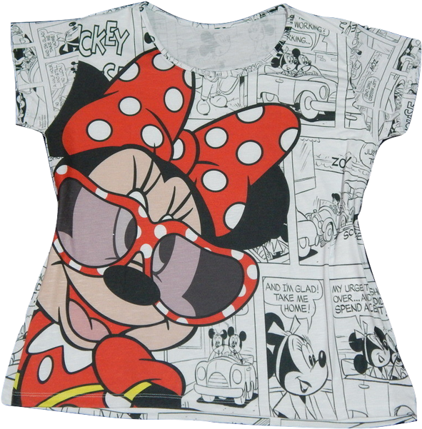 Minnie Óculos - Blusa Da Minnie Png (600x800), Png Download