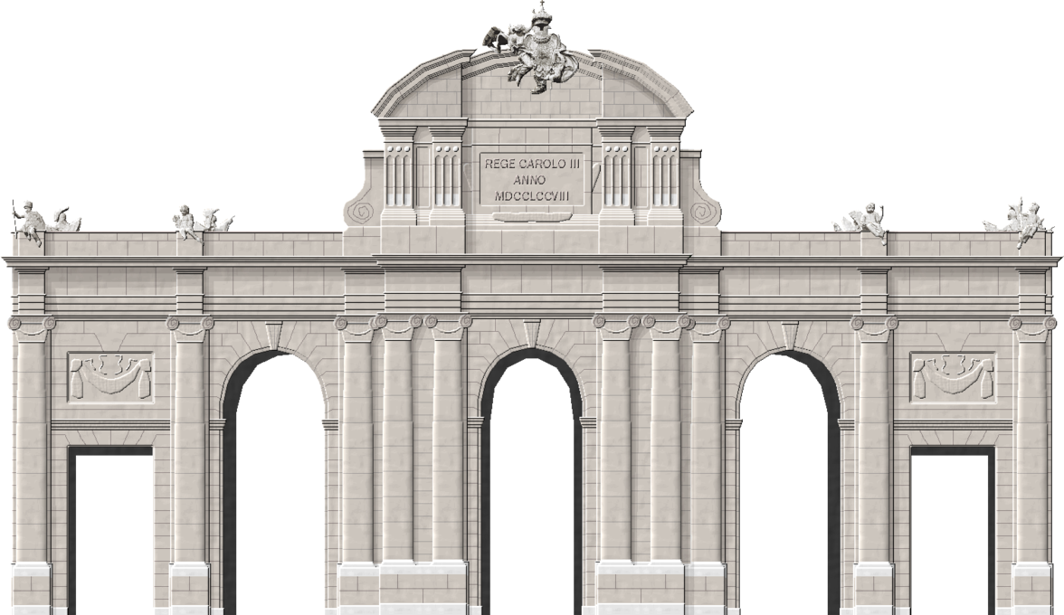 Puerta De Alcala Png (1176x680), Png Download