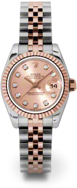 New Rolex Ladies New Style Datejust Watch - Date Just Ladies Two Tone (700x700), Png Download