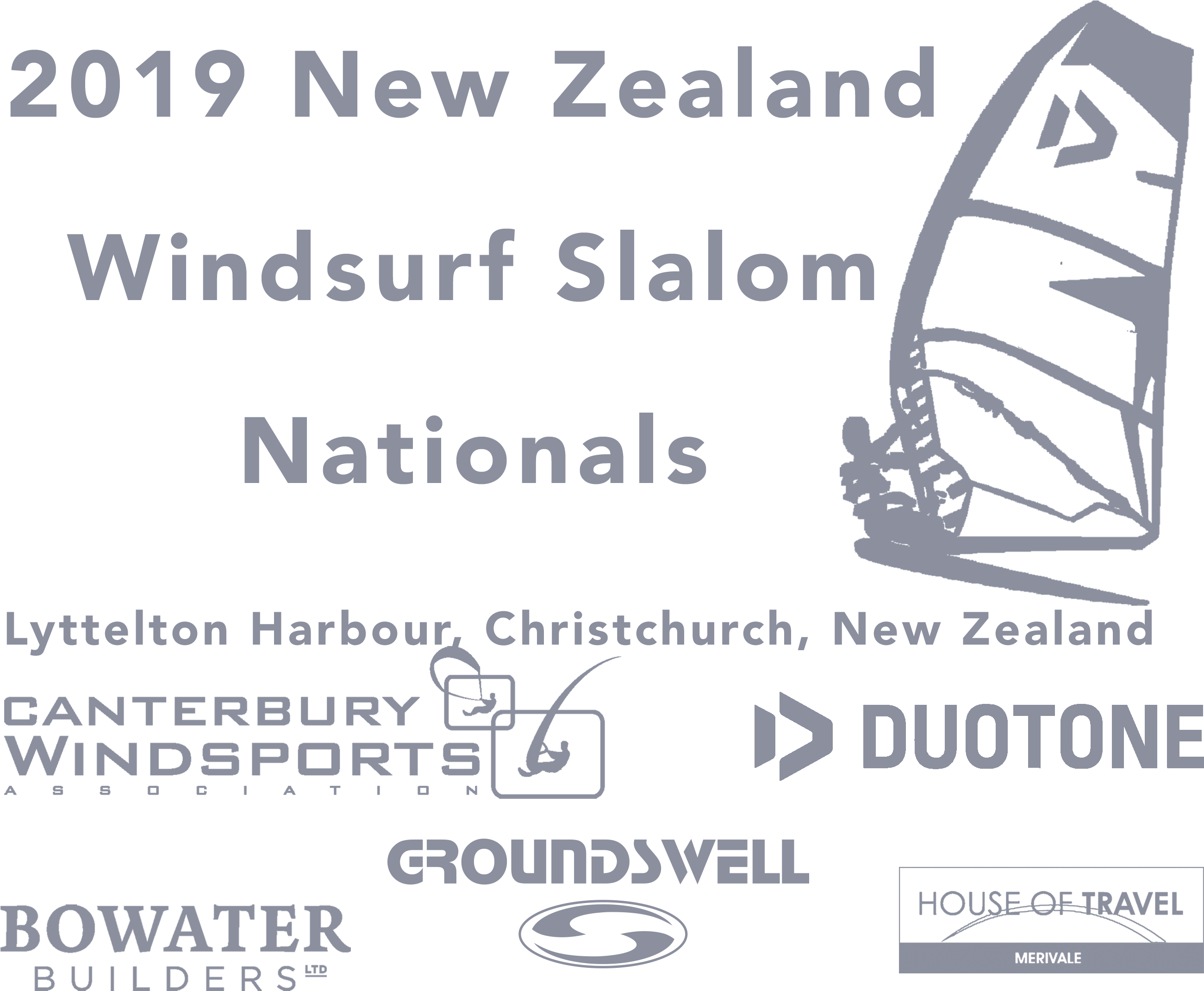 1- 2019 Nats Logo - Windsurfing (2835x2314), Png Download