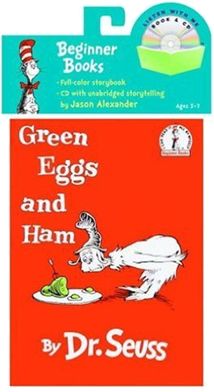 Seuss Green Eggs Ham 苏斯博士绿色鸡蛋和火腿 英文儿童绘本适合3-6岁 - Green Eggs And Ham (800x800), Png Download