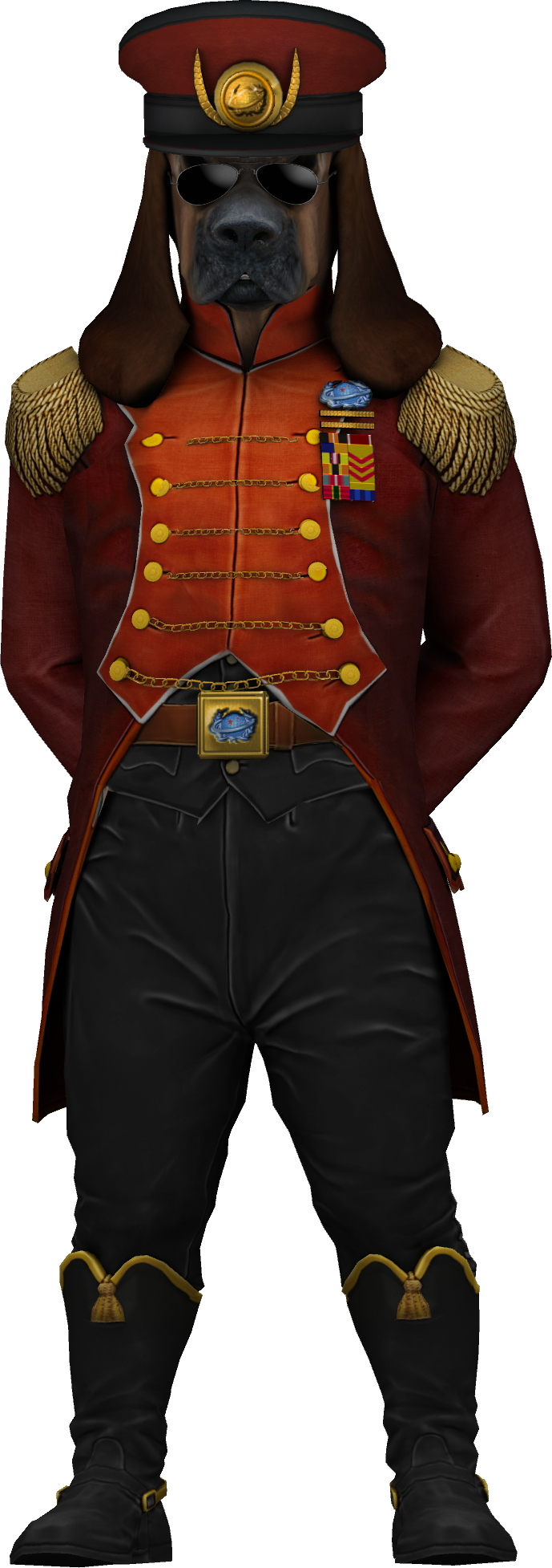 General Pepper - General Pepper Star Fox (689x1954), Png Download