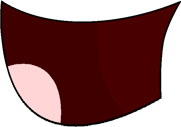 Smiling Mouth Open 3 (732x540), Png Download