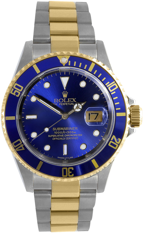 16613 Lb 90s Condition - Rolex Submariner Ref 16610 (1000x1000), Png Download