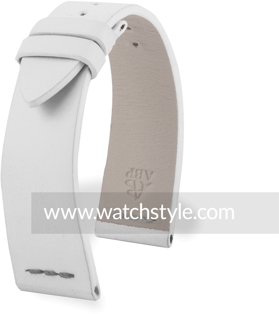 Abp Daytona Boxcalf White - Damenuhren Rolex Cellini Weißes Lederarmband (1200x1200), Png Download