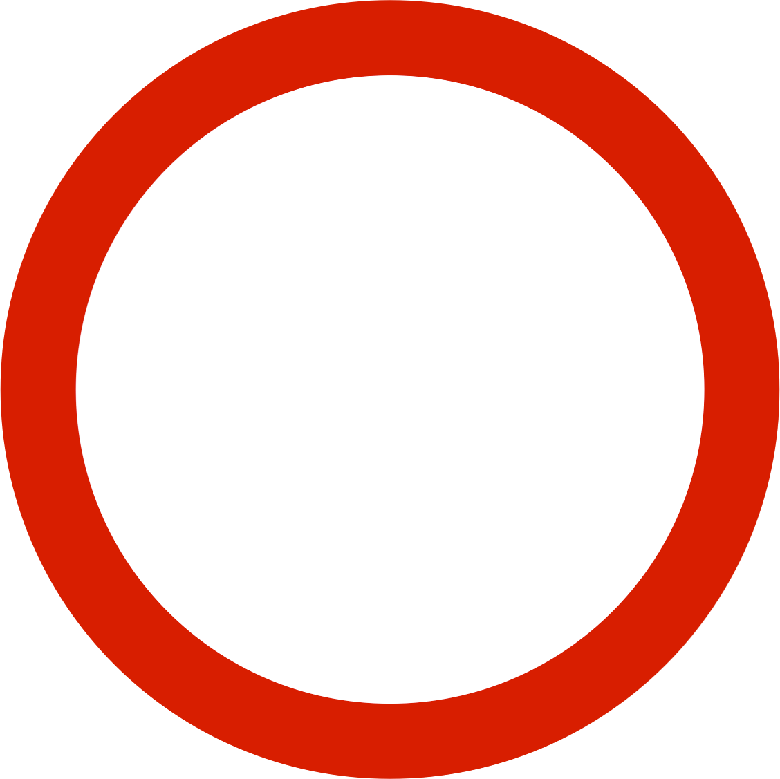 File Indonesian Road Sign B2a Png Wikimedia Commons - Circle (1128x1127), Png Download