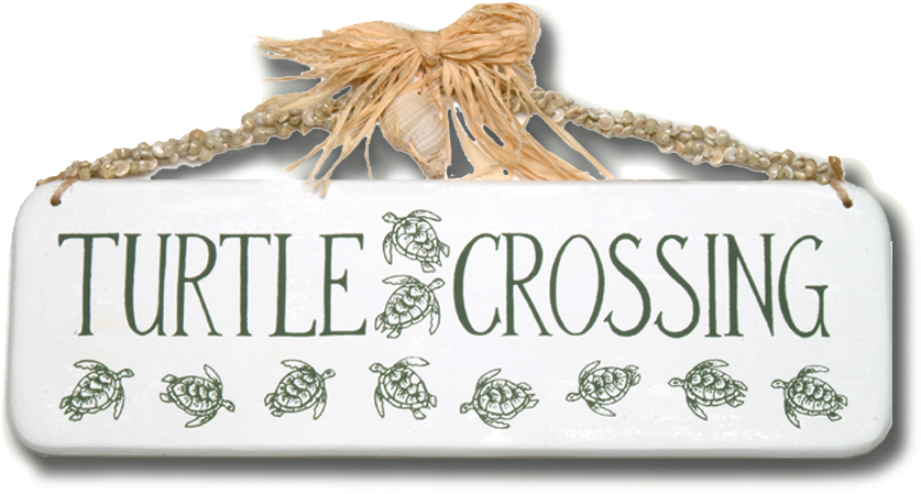 Turtle Crossing Wooden Sign - Octopus (844x468), Png Download