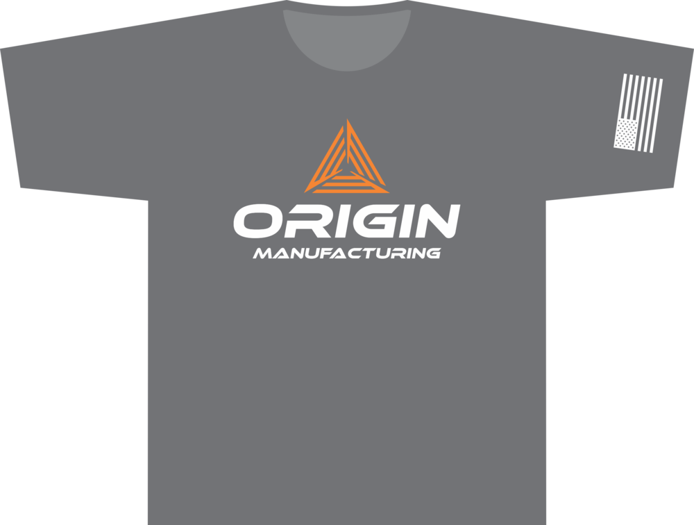 Origin Manufacturing Logo T-shirt - Red Bridge (1000x756), Png Download