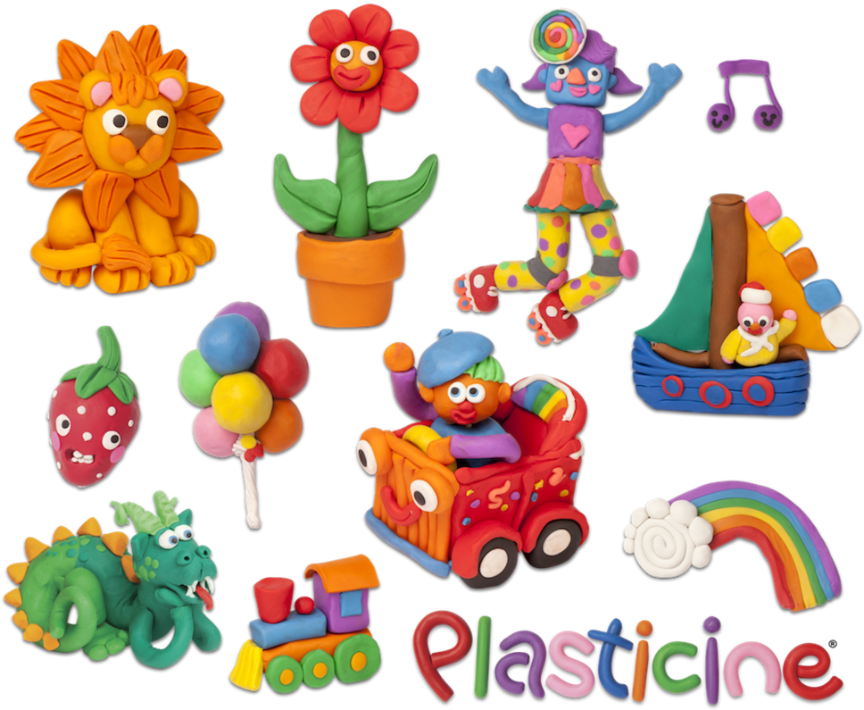 Plasticine-characters Copy - Baby Toys (1000x826), Png Download