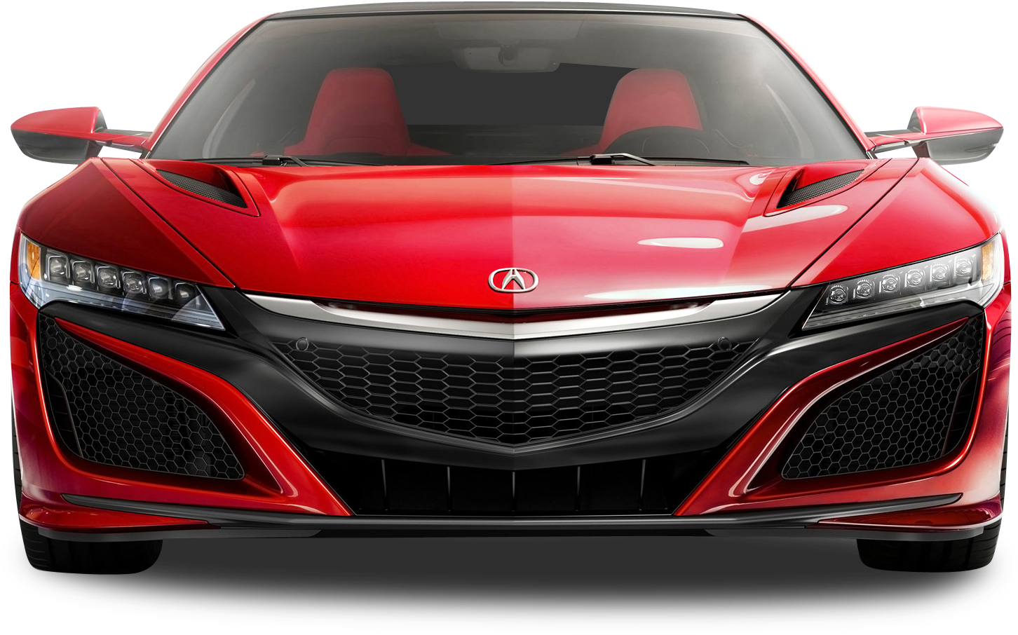 Acura Nsx Red 2018 (1622x1082), Png Download