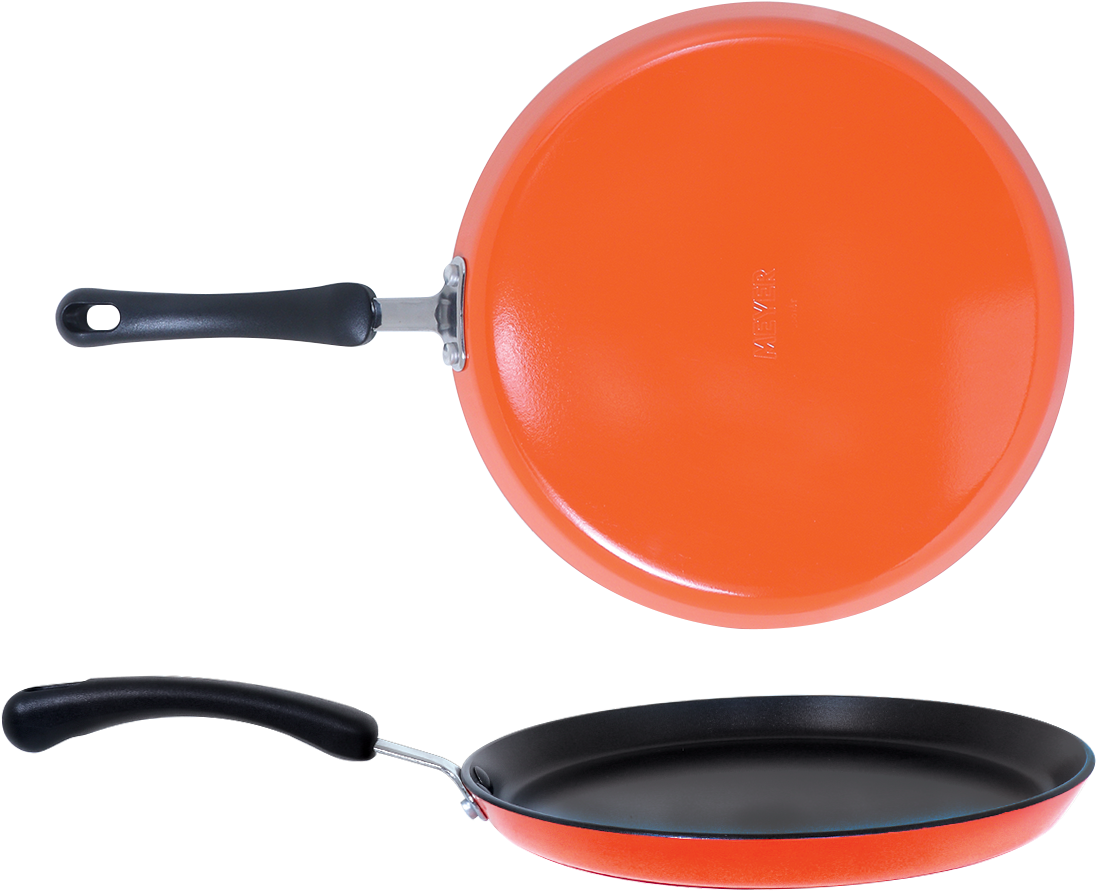Meyer Non Stick 2 Piece Tawa Set , - Sauté Pan (1500x1500), Png Download