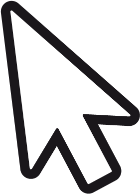 An Enlargement Of A Cursor When It Appears As An Arrow - Computer Vector Mouse (1100x800), Png Download