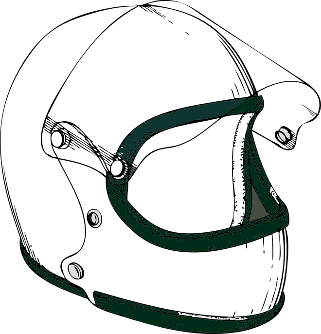 Image Black And White Disrespect St Com Collection - Motorcycle Helmet Clipart Black And White (660x686), Png Download