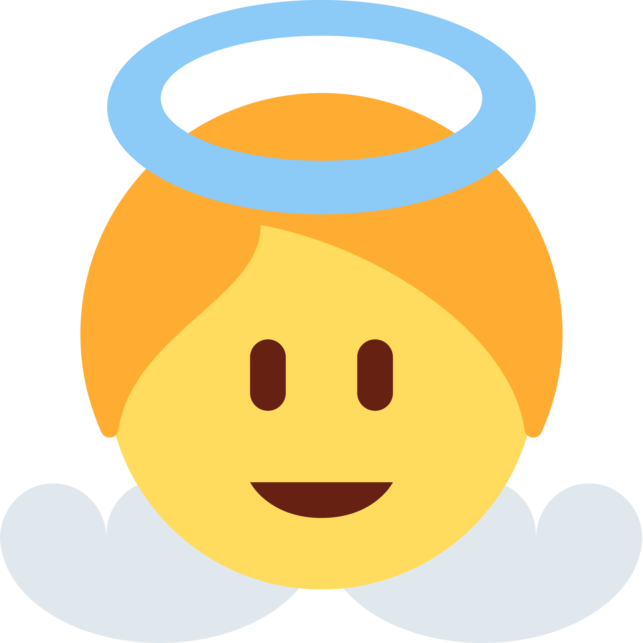 Baby Angel - Baby Angel Emoji Twitter (2048x2048), Png Download