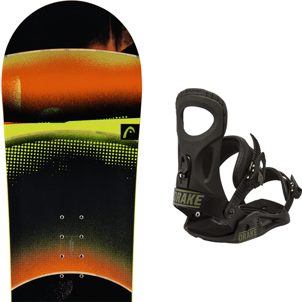 Head True 2016 Drake King Black - Апарати За Сноуборд (600x600), Png Download