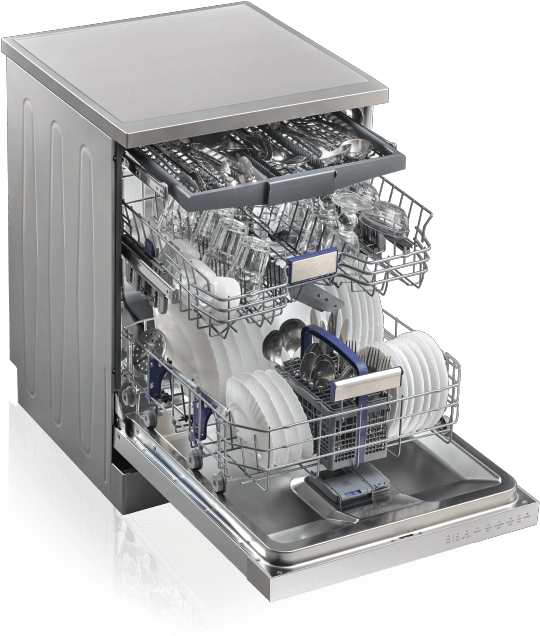 Voltas Beko Dishwasher Aquaflex Technology - Dishwasher (800x700), Png Download