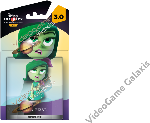 Disgust Disney Infinity - Cartoon (900x500), Png Download