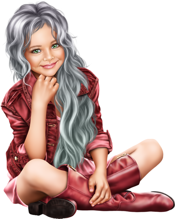 3filletteruba - Cute Girl Dessin (662x800), Png Download