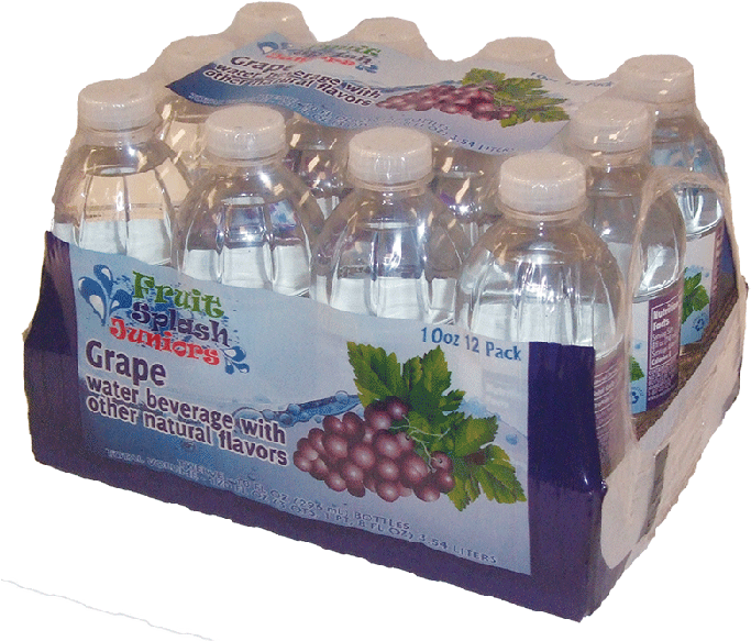 Fruit Splash Junior Grape Flavored Water - Seedless Fruit (700x700), Png Download