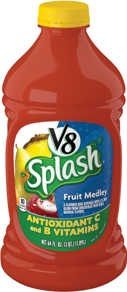 Fruit Medley - V8 Splash Fruit Medley (600x600), Png Download