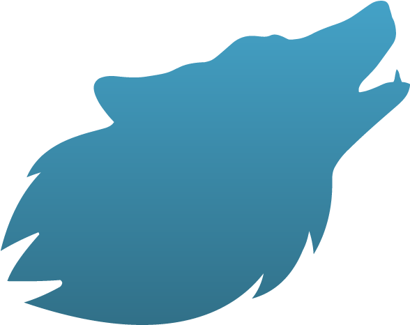 Wolf Howl Tattoo (587x587), Png Download