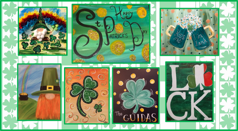 St Patrick's Open Paint Session - Craft (829x455), Png Download