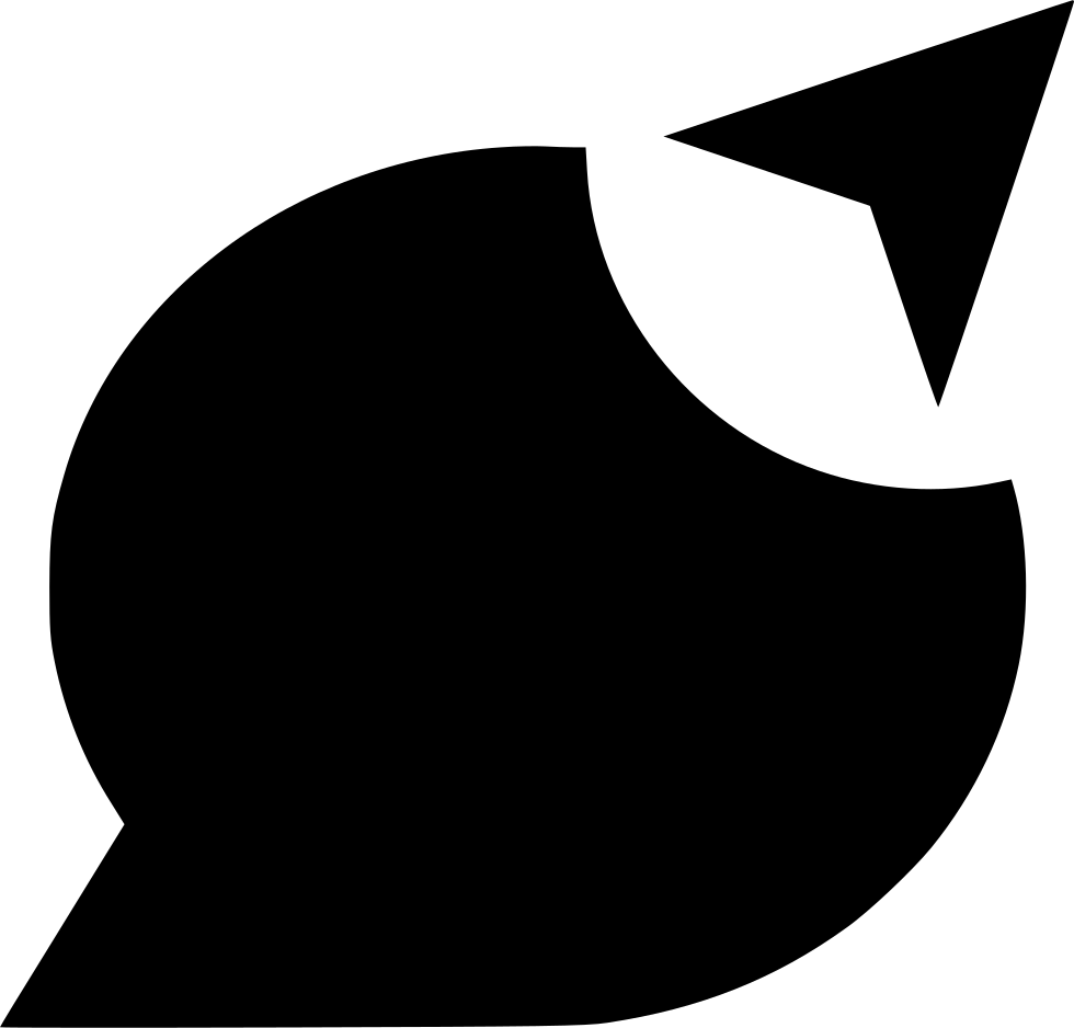 Circle Arrow Comments - Crescent (980x938), Png Download