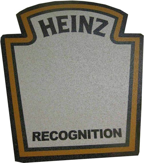 Custom Printed Cork Plaques - Heinz Ketchup (661x640), Png Download