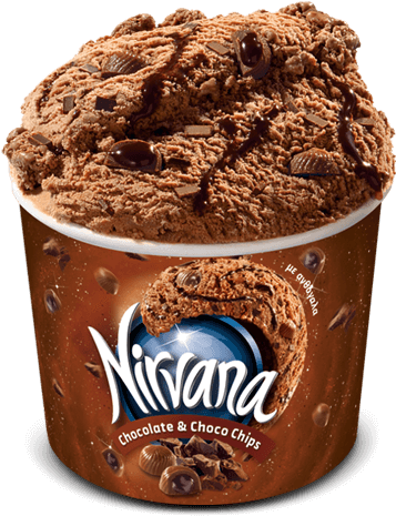 Nirvana Ice Cream Chocolate (800x800), Png Download