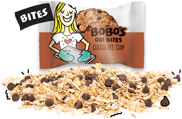 Original With Chocolate Chips Oat Bites - Breakfast Cereal (636x495), Png Download