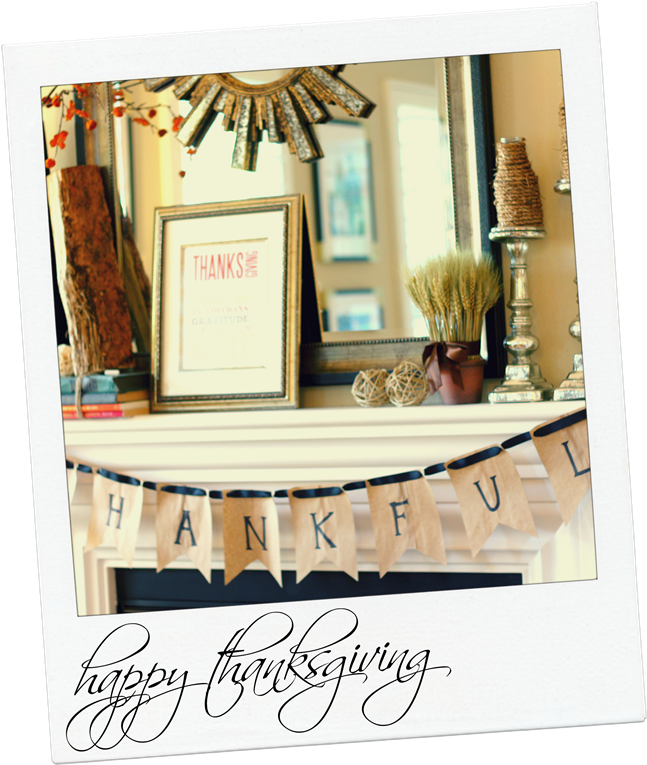 Diy Thanksgiving Banner - Thanksgiving (653x768), Png Download