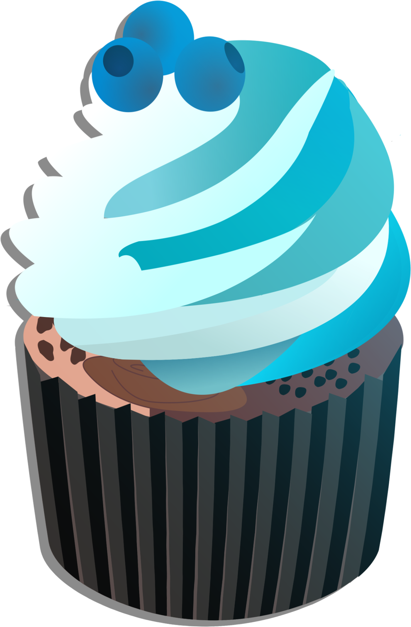 Cupcake Vector - Albertina Wien (1413x2185), Png Download