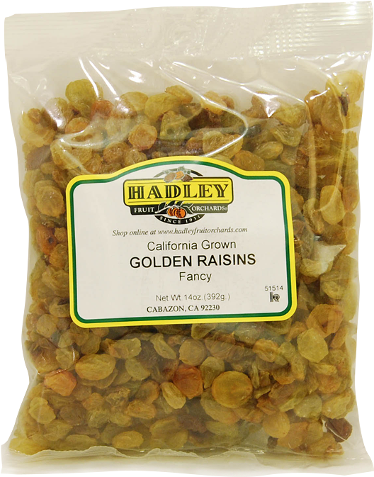 California Grown Fancy Golden Raisins - Trail Mix Sesame Sticks (700x700), Png Download