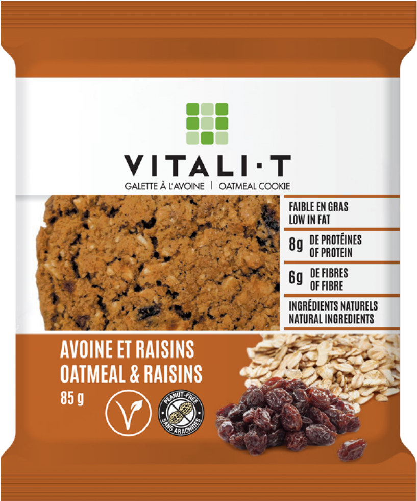 Oatmeal & Raisins Oatmeal Cookies - Cookie (980x980), Png Download