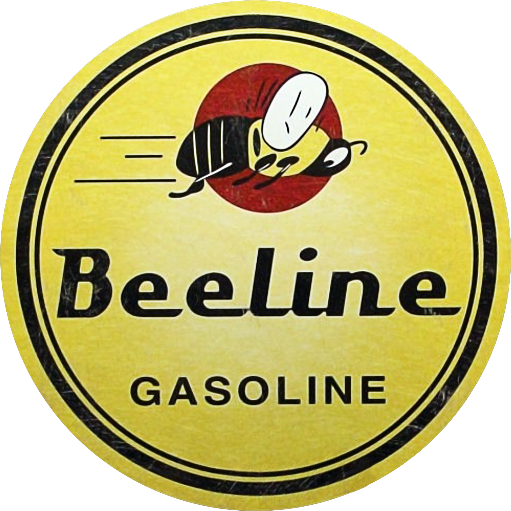Vintage Beeline Gasline Sign - Beeline Gasoline Sign (1800x2400), Png Download